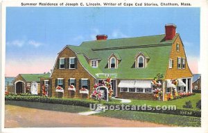 Summer Residence of Joseph C Lincoln Author of Cape Cod Stories - Chatham, MA