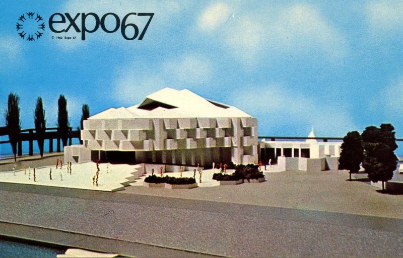 Canada - Quebec, Montreal. Expo 67, Israel Pavilion