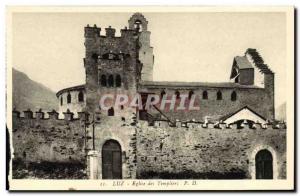 Old Postcard Luz Church Templar