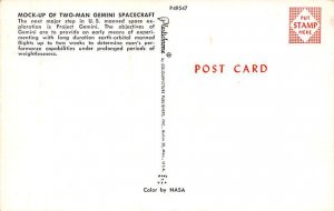 Two Man Gemini Spacecraft U.S Manned Space Exploration View Images 