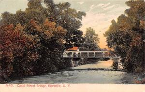 Canal Street Bridge, Ellenville, NY USA D & H Canal Unused, Divided Back Era ...