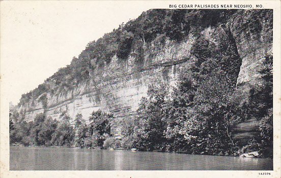 Big Cedar Palisades Near Neosho Missouri Curteich