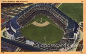 Yankee Stadium New York City, New York Base Ball Baseball Stadium Postcards P...