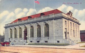 Post Office Moline Illinois 1912 postcard