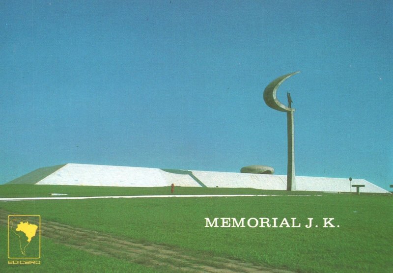 Postcard The J. K. Memorial Presidential Museum Mausoleum Brasília, Brazil