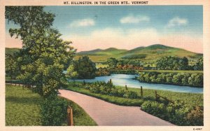 Vintage Postcard 1940's Mount Killington in the Green Mountains Vermont American