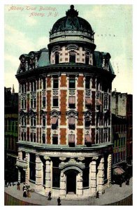 Postcard BUILDING SCENE Albany New York NY AP9401