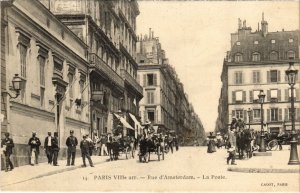 CPA PARIS 8e - Rue d'Amsterdam (75433)