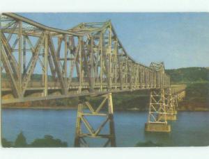 Unused Pre-1980 BRIDGE SCENE Catskill And Hudson New York NY HQ8744