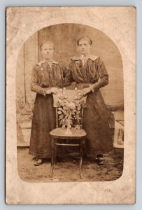 RPPC   Pretty Young Ladies  Postcard