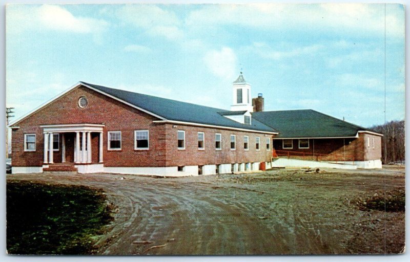 Postcard - The New Camden Community Hospital, Camden, Maine, USA