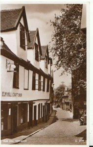 Norfolk Postcard - Elm Hill - Norwich - Ref TZ4323