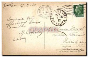 Old Postcard Milano Piazza Duomo