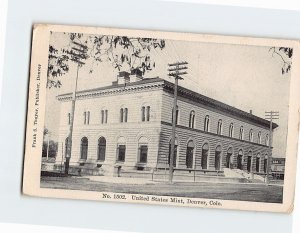 Postcard United States Mint, Denver, Colorado