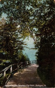 Vermont Burlington Approach To Lake Champlain At Red Rocks 1910