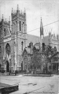 Youngstown Ohio 1908 Postcard St. Columbia Church