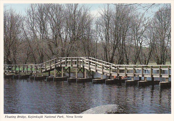 Floating Bridge Kejimkujik National Park Nova Scotia Canada