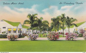 ST. PETERSBURG , Florida, 30-40s ; Deluxe Motor Hotel