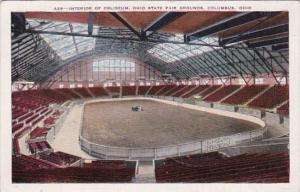 Ohio Columbus Coliseum Interior Ohio State Fair Grounds 1940