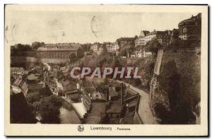 Old Postcard Luxembourg Panorama