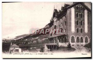 Old Postcard Briancon Grand Hotel