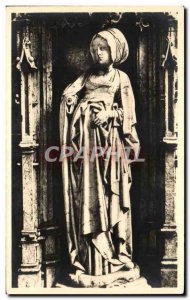 Postcard Ancient Church Of Brou Statue D & # 39Un Tomb