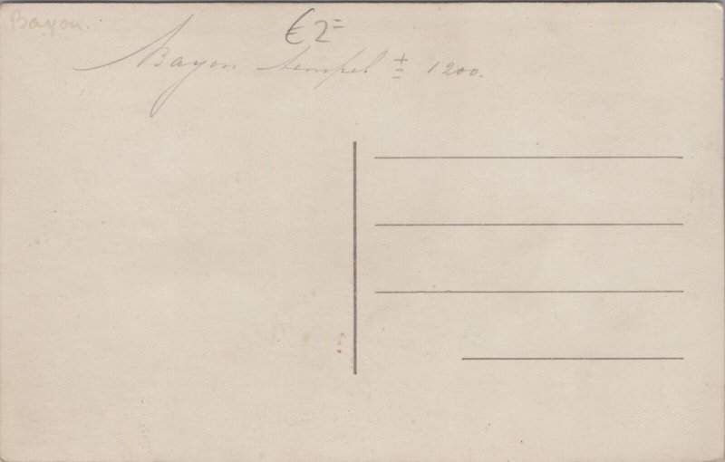 Cambodia Bayon Temple Siem Reap Vintage RPPC C064