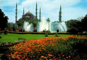 Turkey Istanbul Sultanahmet Mosque The Blue Mosque 1972