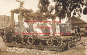 CA, San Diego, California, RPPC, Level Order of Moose Industrial Parade Float