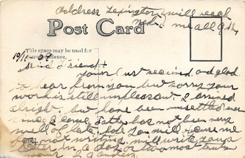 Lexington Nebraska 1909 Postcard Cornland Hotel