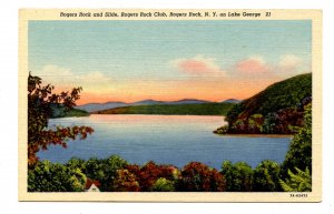 NY - Lake George. Rogers Rock & Slide