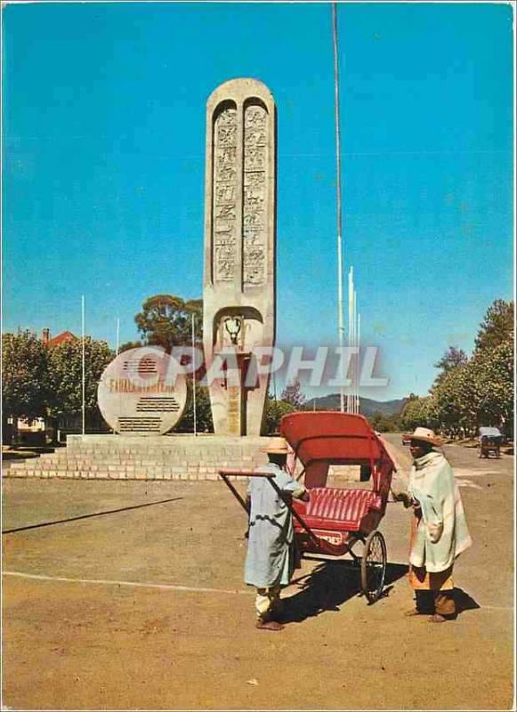  Modern Postcard Madagascar Antsirabe Monument of Idependance