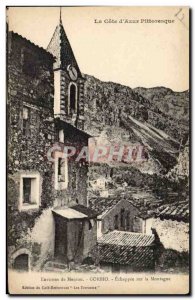 Around chin Gorbio Postcard Old Echappee mountain