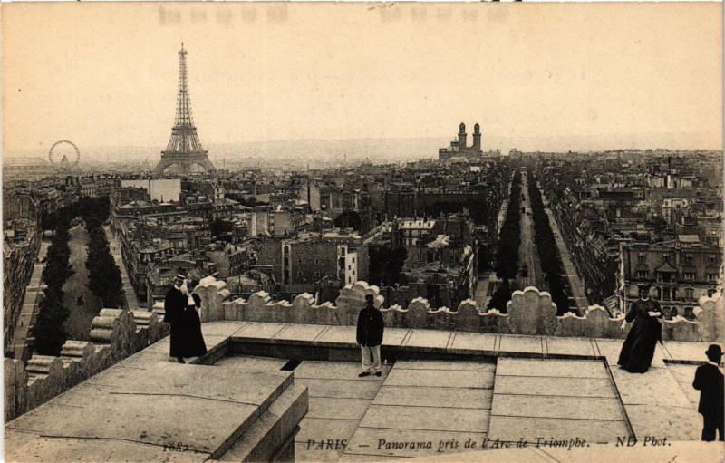 CPA PARIS 16e-Panorama pris de l'Arc de Triomphe (325375)