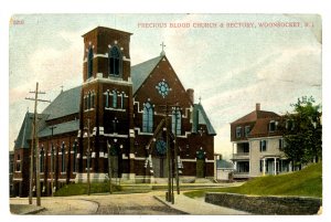 RI - Woonsocket. Precious Blood Church & Rectory