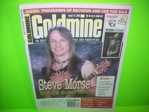 Steve Morse Cover Goldmine Magazine 2000 Issue Blues Rock Rock & Roll Chad Brock