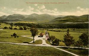 NH - Jefferson. The Presidential Range from the Waumbec Hotel