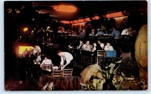 LOS ANGELES, CA California ~ CLIFTON'S BROOKDALE Restaurant c1940s Postcard