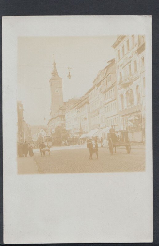 Germany Postcard - Wurzburg Animated Street Scene  T324