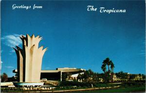 Greetings from the Tropicana Hotel and Casino, Las Vegas Vintage Postcard G06