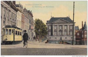 's-GRAVENHAGE, K. Viverberg met Mauritshuis, Street car, South Holland, Nethe...