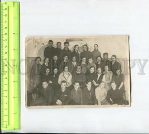 467484 USSR 1941 y Leningrad school grade 9 on the background of the map photo