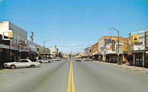 Street Scene Western Auto Store Sign Sunnyside Washington postcard