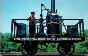 Trains B & O Railroad Locomotive Tom Thumb B & O Museum Baltimore Maryland