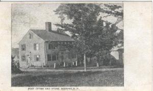 NH   DEERING   POST OFFICE and STORE  PMC  postcard