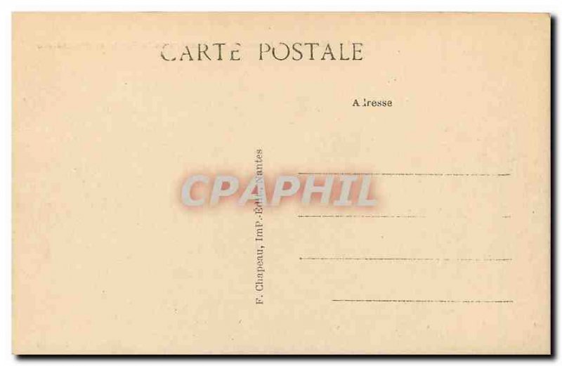 Old Postcard Pouliguen Loire Inf Rocks Pointe de Penchateau