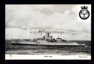 na7227 - Royal Navy Warship - HMS Rhyl, F129 - postcard