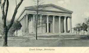 Postcard Antique View of Girard College in Philadelphia, PA.   L8