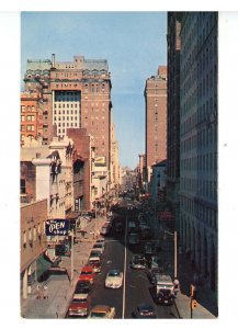 TN - Memphis. Madison Avenue Street Scene looking East ca 1955