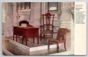Independence Chamber Table Declaration Of Independence Was Signed Postcard C37